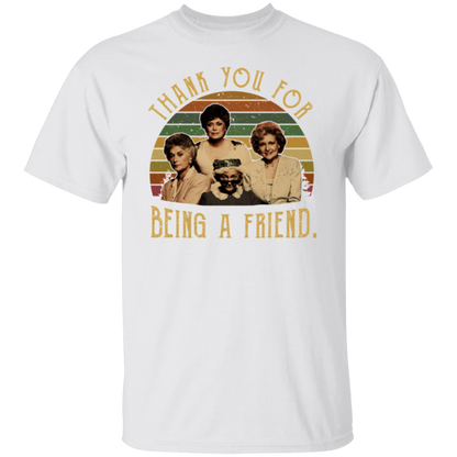 The Golden Girls Thank You For Being A Friend 80s Vintage Sunset T-Shirt - leleart