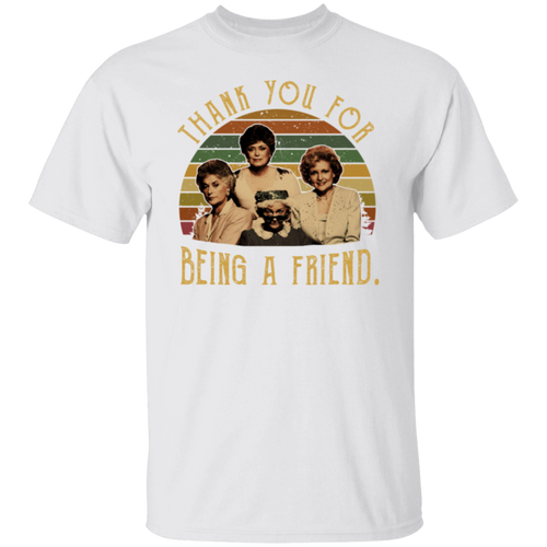 The Golden Girls Thank You For Being A Friend 80s Vintage Sunset T-Shirt - leleart
