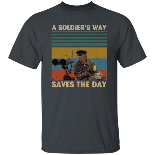 A Soldier's Way Saves The Day Vintage T-Shirt, The Burbs Shirt, Mark Rumsfield Shirt, Comedy Movie Shirt, 80s Movie ShirtG500 5.3 oz. T-Shirt
