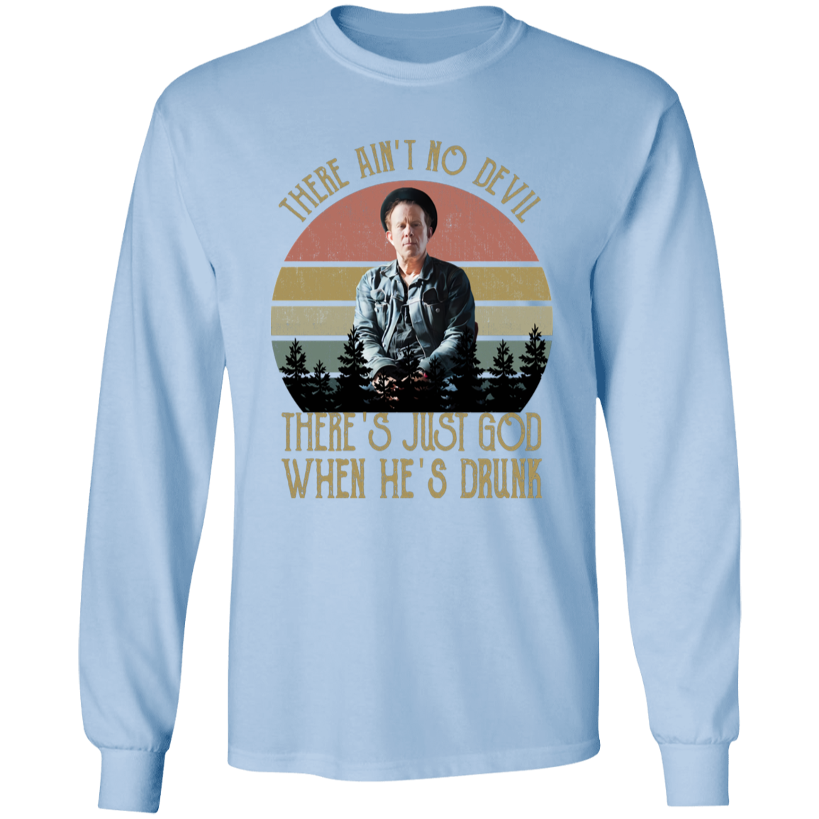 G540 LS T-Shirt 5.3 oz.  Vintage Retro Tom Waits Music Icons Classic T-Shirt