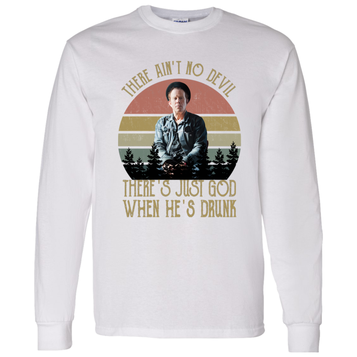 G540 LS T-Shirt 5.3 oz.  Vintage Retro Tom Waits Music Icons Classic T-Shirt