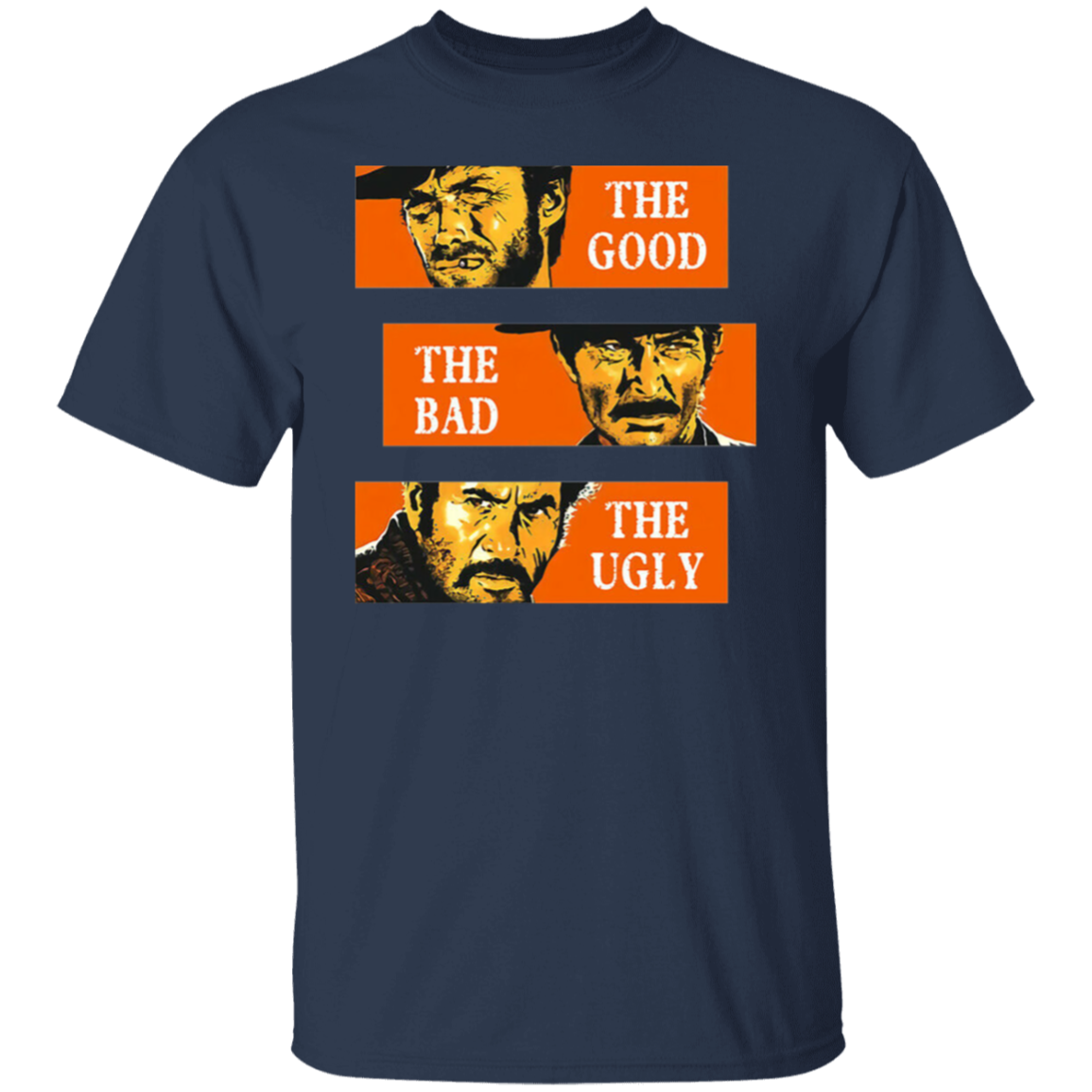 The Good The Bad And The Ugly Classic Horror Movie Vintag T-Shirt - CDCraft