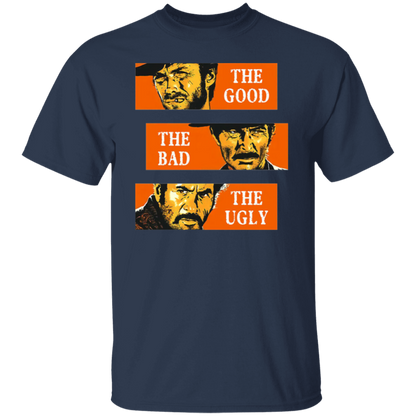 The Good The Bad And The Ugly Classic Horror Movie Vintag T-Shirt - CDCraft