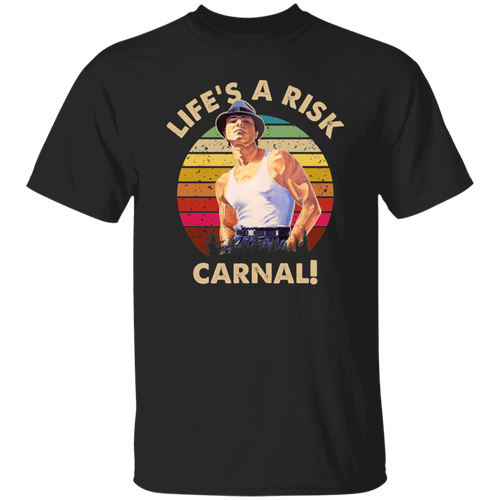 G500 5.3 oz. T-Shirt Blood in Blood Out Life's A Risk Carnal Vintage T-Shirt