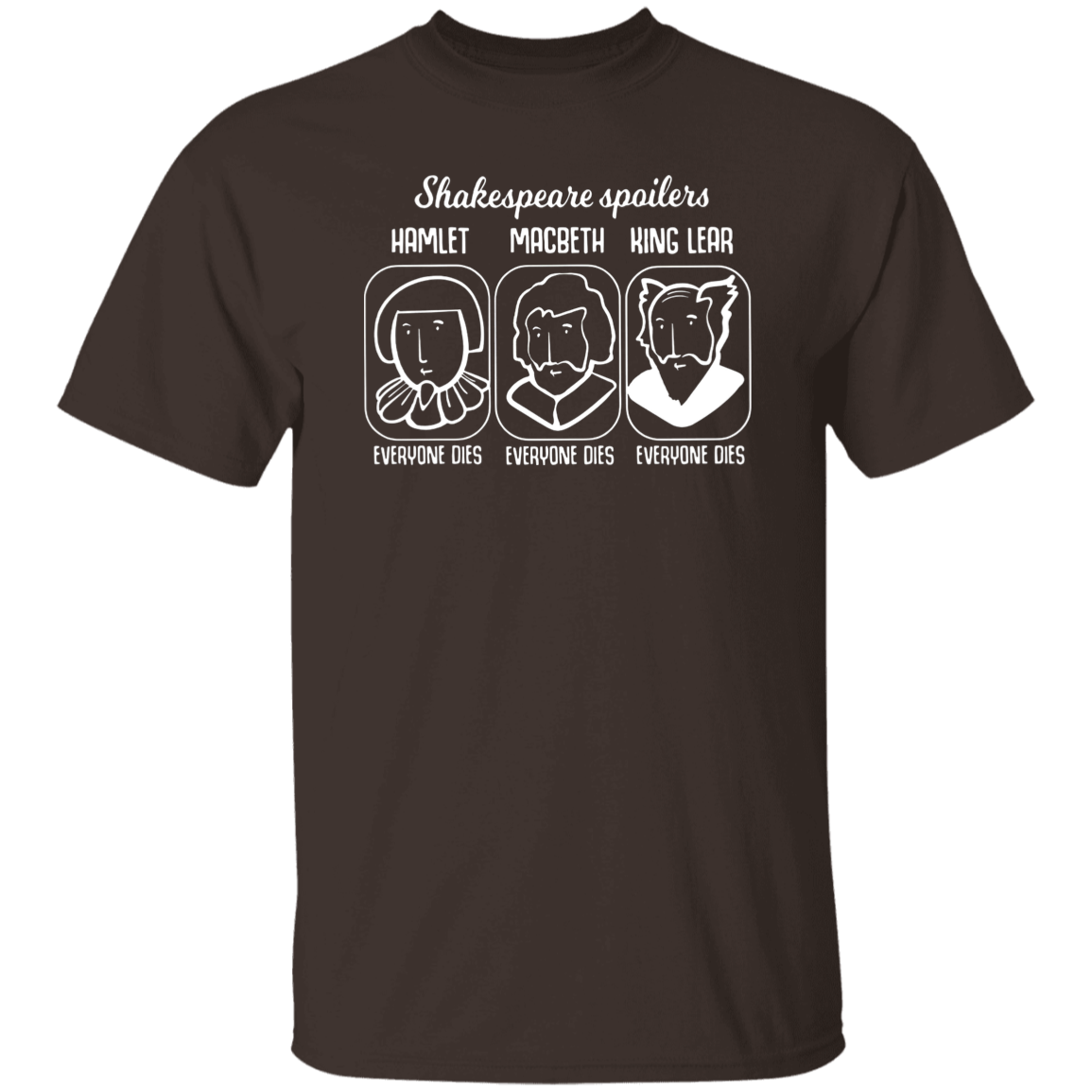 Shakespeare Spoilers Funny Literature Teacher Vintage T-Shirt