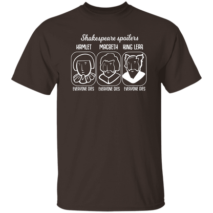 Shakespeare Spoilers Funny Literature Teacher Vintage T-Shirt