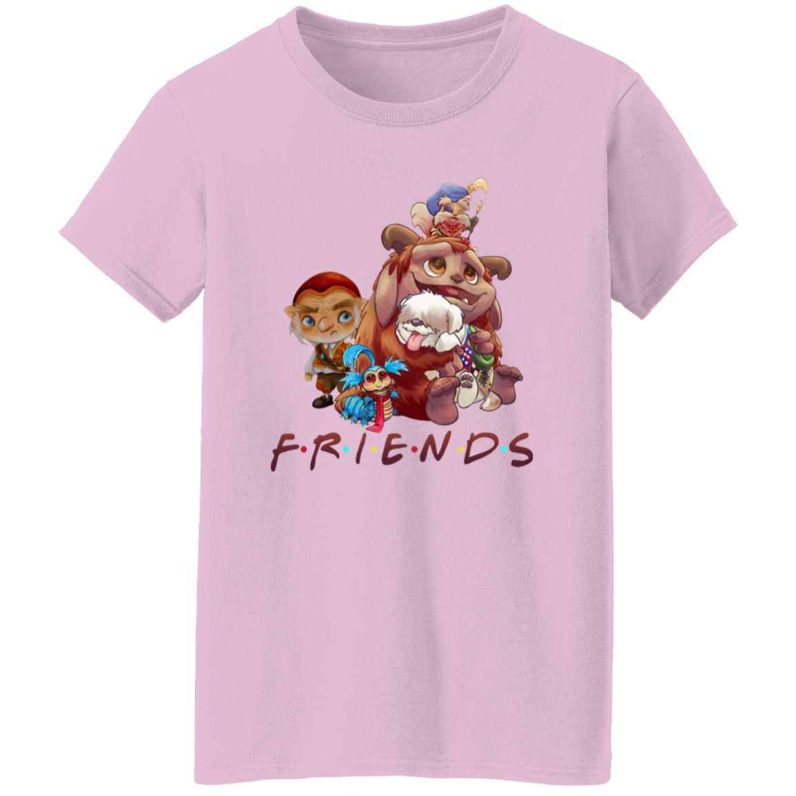 A Labyrinth Characters Friends  T-Shirt - WOMEN