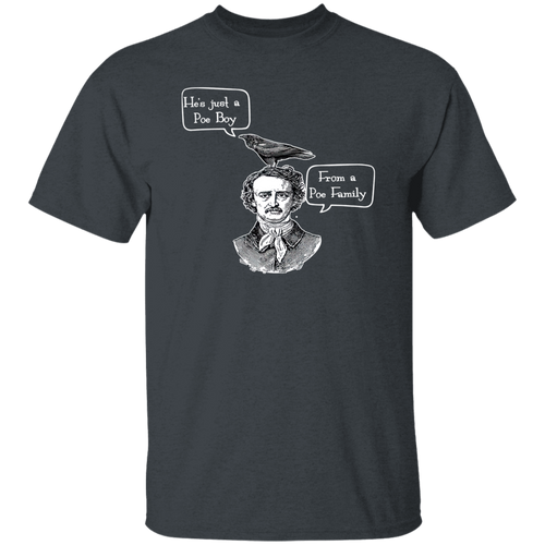 He's Just A Poe Boy From A Poe Family Edgar Allan Vintage Unisex T-Shirt - letter