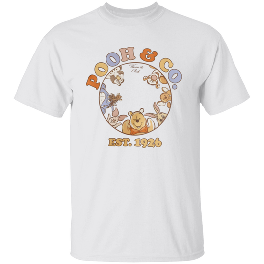 Vintage Pooh & Co EST 1926  Unisex T-Shirt - pelyn