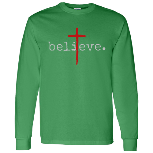 Red Cross Believe  Long Sleeve