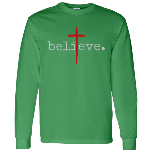 Red Cross Believe  Long Sleeve
