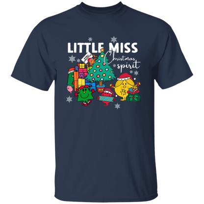 Little Miss Christmas Teacher Vintage Unisex T-Shirt - letter