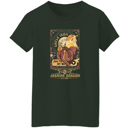 Vintage Retro Uncle Iroh Make Tea Not War Vintage T-Shirt - WOMEN