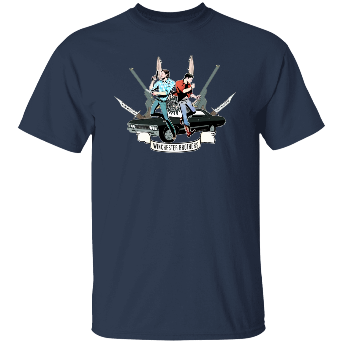 G500 5.3 oz. T-Shirt Winchester Brothers Supernatural T-Shirt
