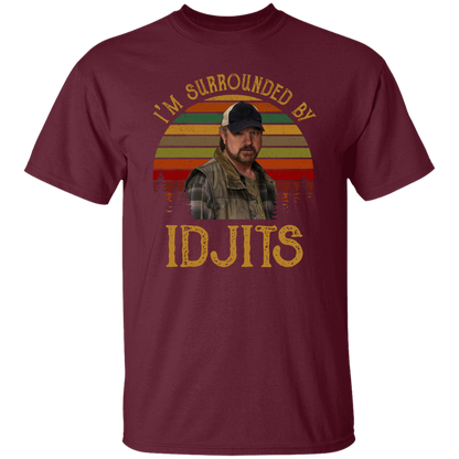 I’m Surrounded by Idjits Vintage T-Shirt - leleart