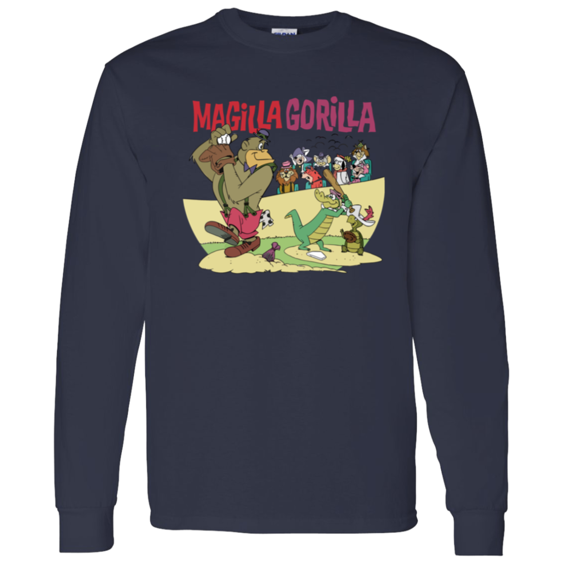 G540 LS T-Shirt 5.3 oz. 	Tribute To Magilla Gorilla Cartoon Show From The 1960s T-Shirt