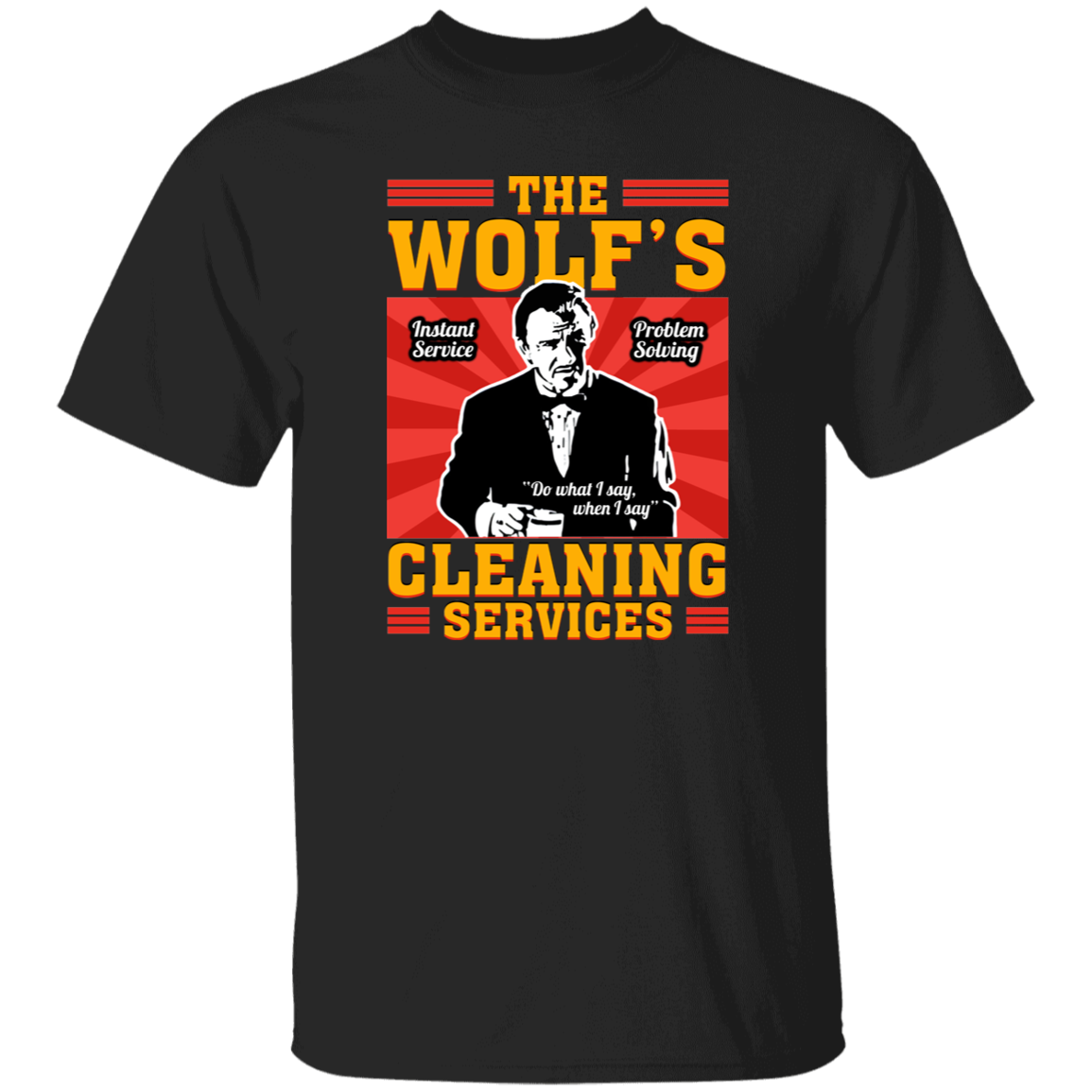 Pulp Fiction The Wolf Vintage T-Shirt