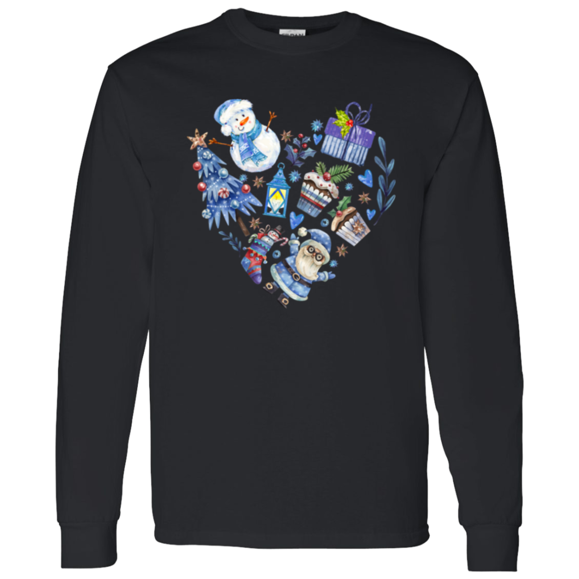 Christmas Vintage Tree Long Sleeve - ID25102401