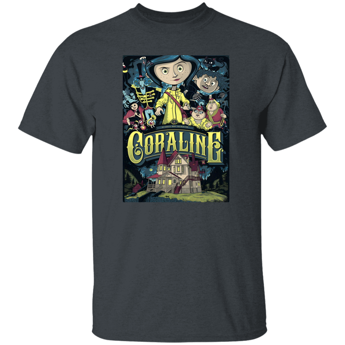 Coraline Best Design For Coraline Movie T-Shirt - leleart