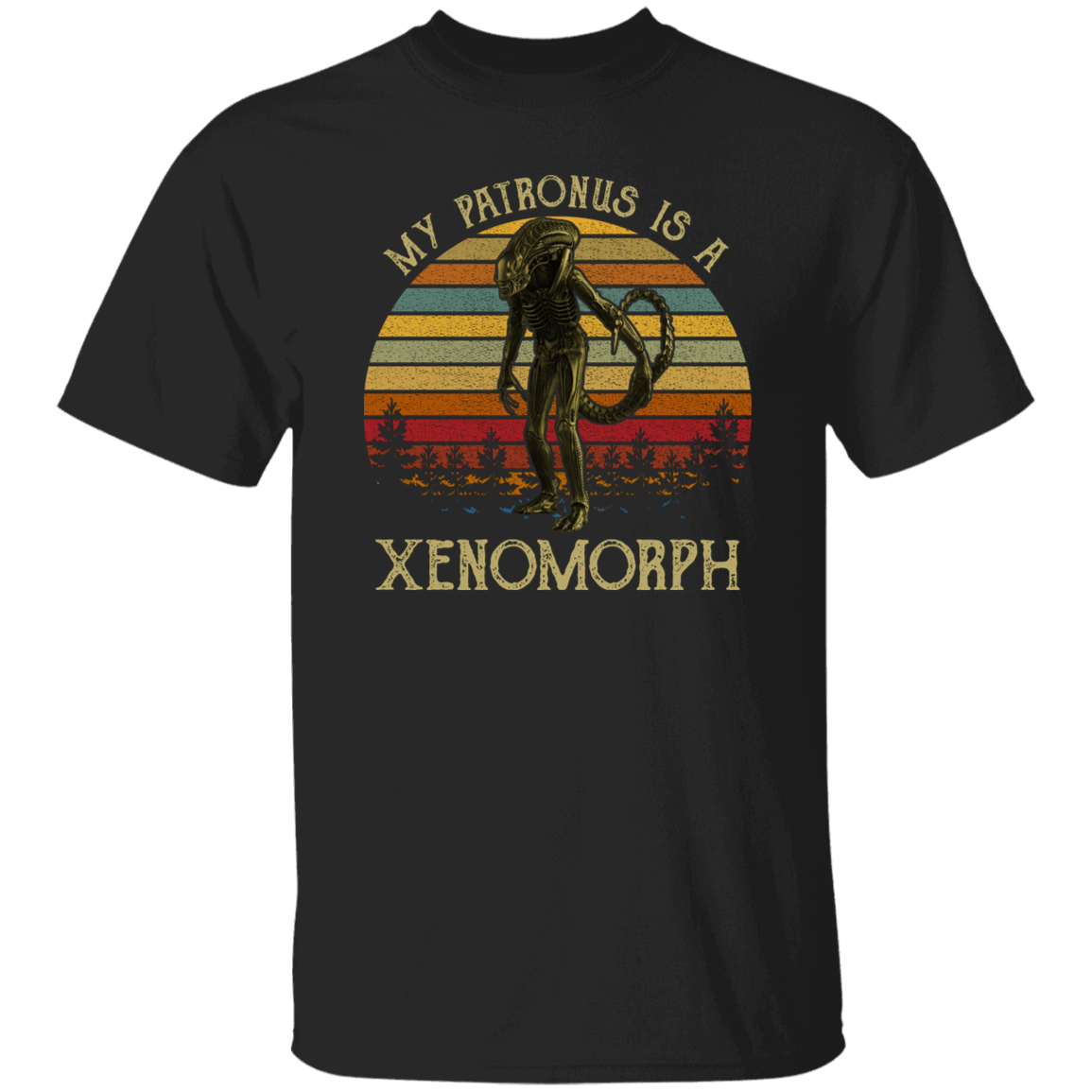 G500 5.3 oz. T-Shirt My Patronus is A Xenomorph Vintage T-shirt