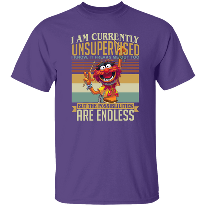 Muppet Show I Am Currently Unsupervised Vintage T-Shirt