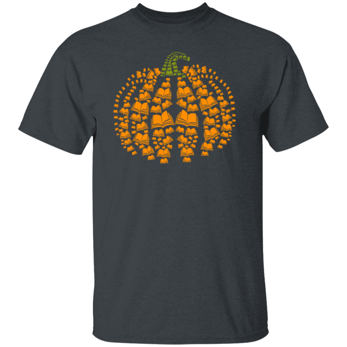 Halloween Pumpkins And Books Teacher T-Shirt - lapicta