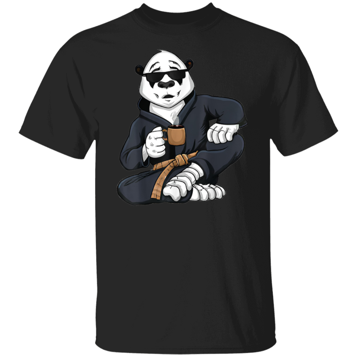 Coffee Panda Unisex T-Shirt - jasmine