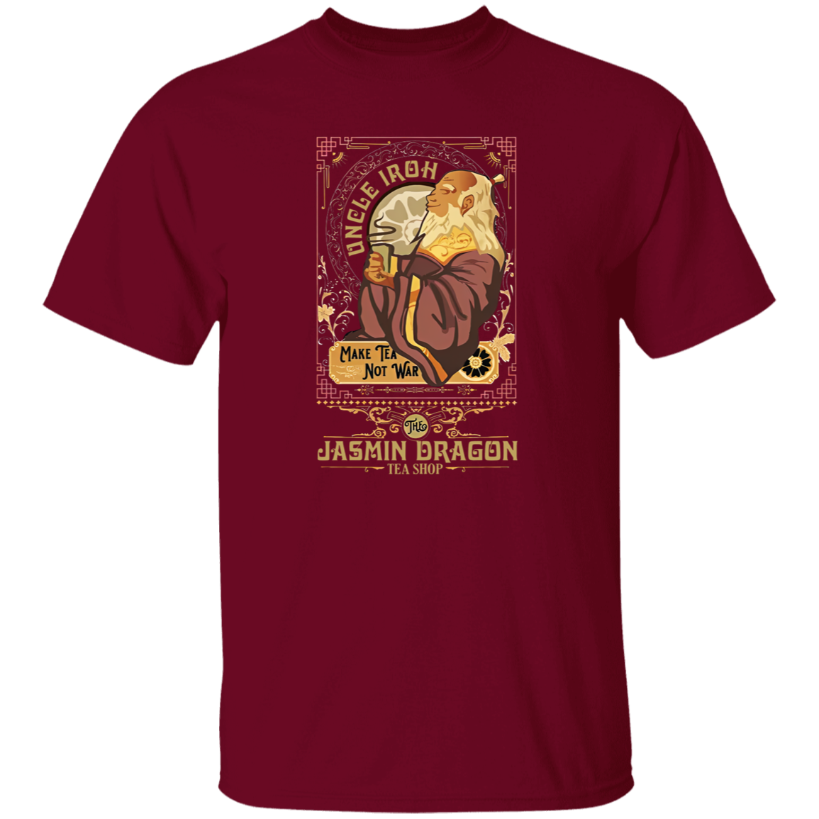 Vintage Retro Uncle Iroh Make Tea Not War Vintage T-Shirt