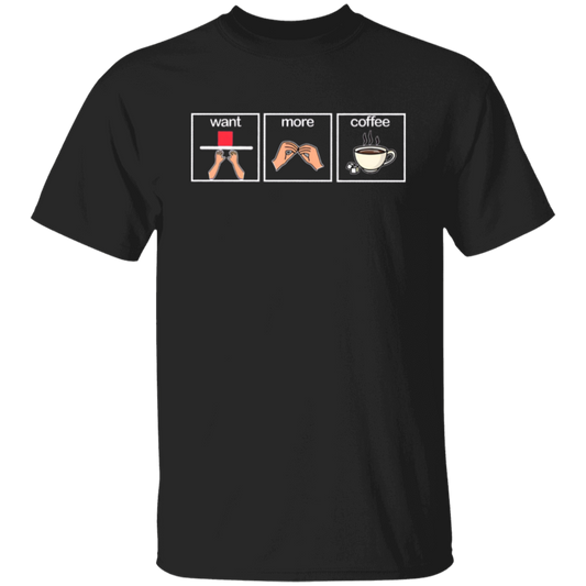 Want More Coffee Teacher Vintage Unisex  T-Shirt - letter