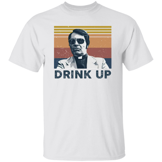 Drink Up Jim Jones Vintage T-Shirt, Halloween Shirt, True Crime Shirt, Serial Killers Shirt, Jim Jones Shirt, James Warren Jones Shirt	G500 5.3 oz. T-Shirt