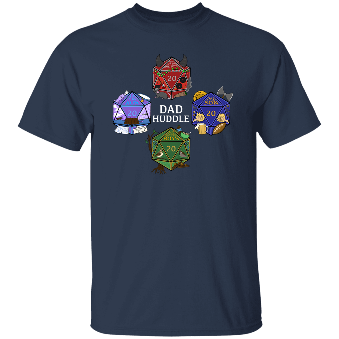 Dungeons and Daddies Odyssey Dice Set Essential Vintage T-Shirt