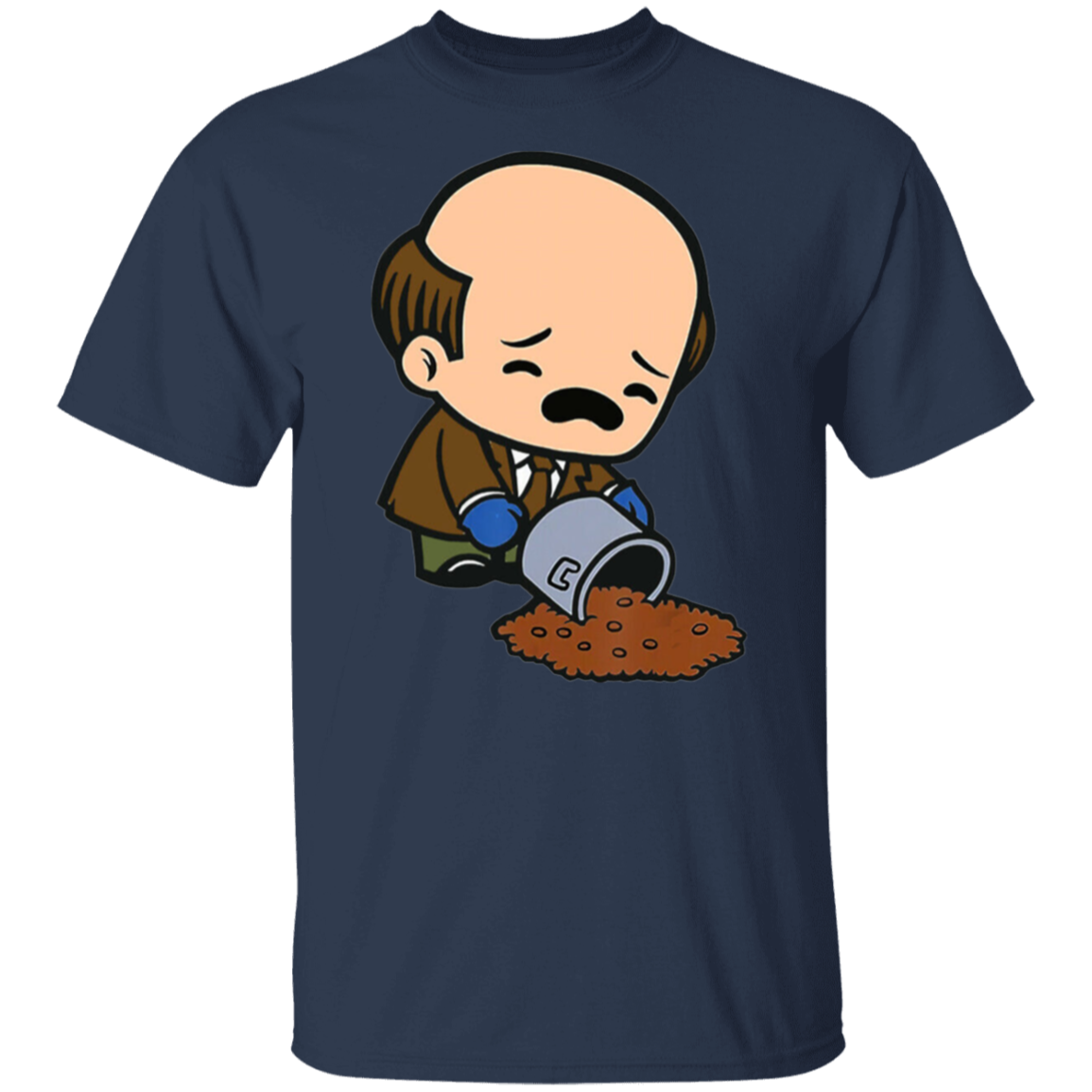 Kevin Spilling Chili Kevin Malone Chili Office Funny TV Series Vintage Unisex T-Shirt - lucy - 92576915