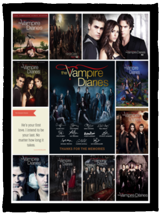 The Vampire Diaries TV Series Fleece Blanket, Premium Sherpa Blanket, Vampire Blanket, The Vampire Diaries Movie Quilt, Movie BlanketVPS Cozy Plush Fleece Blanket - 30x40