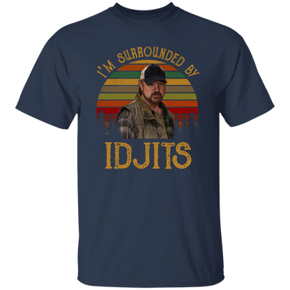 I’m Surrounded by Idjits Vintage T-Shirt - leleart
