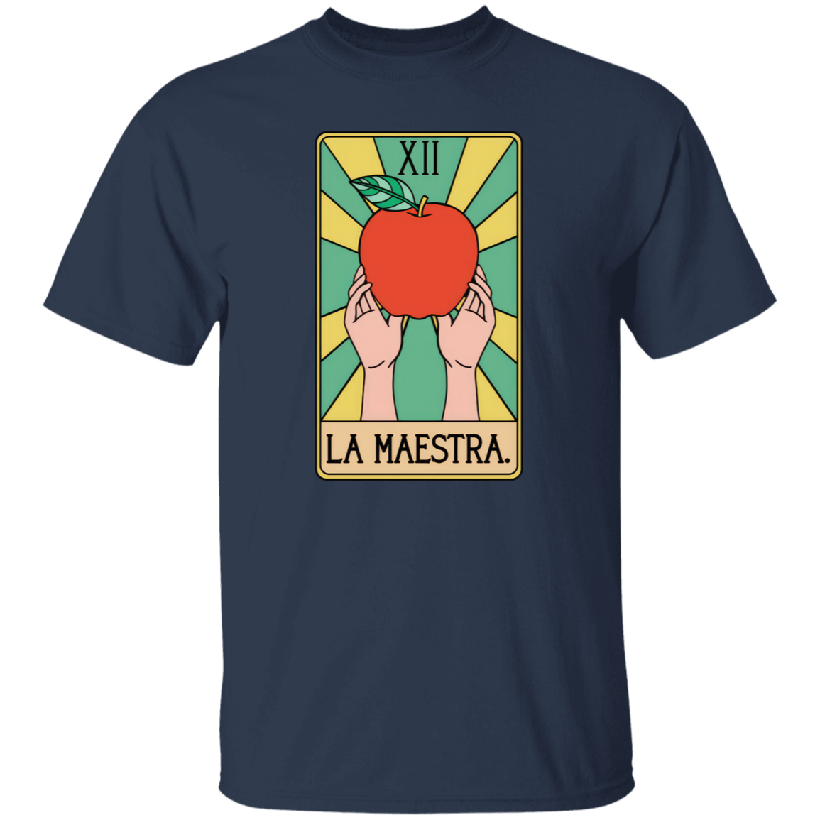 Spanish Teacher La Maestra Tarot Card Teacher T-Shirt
