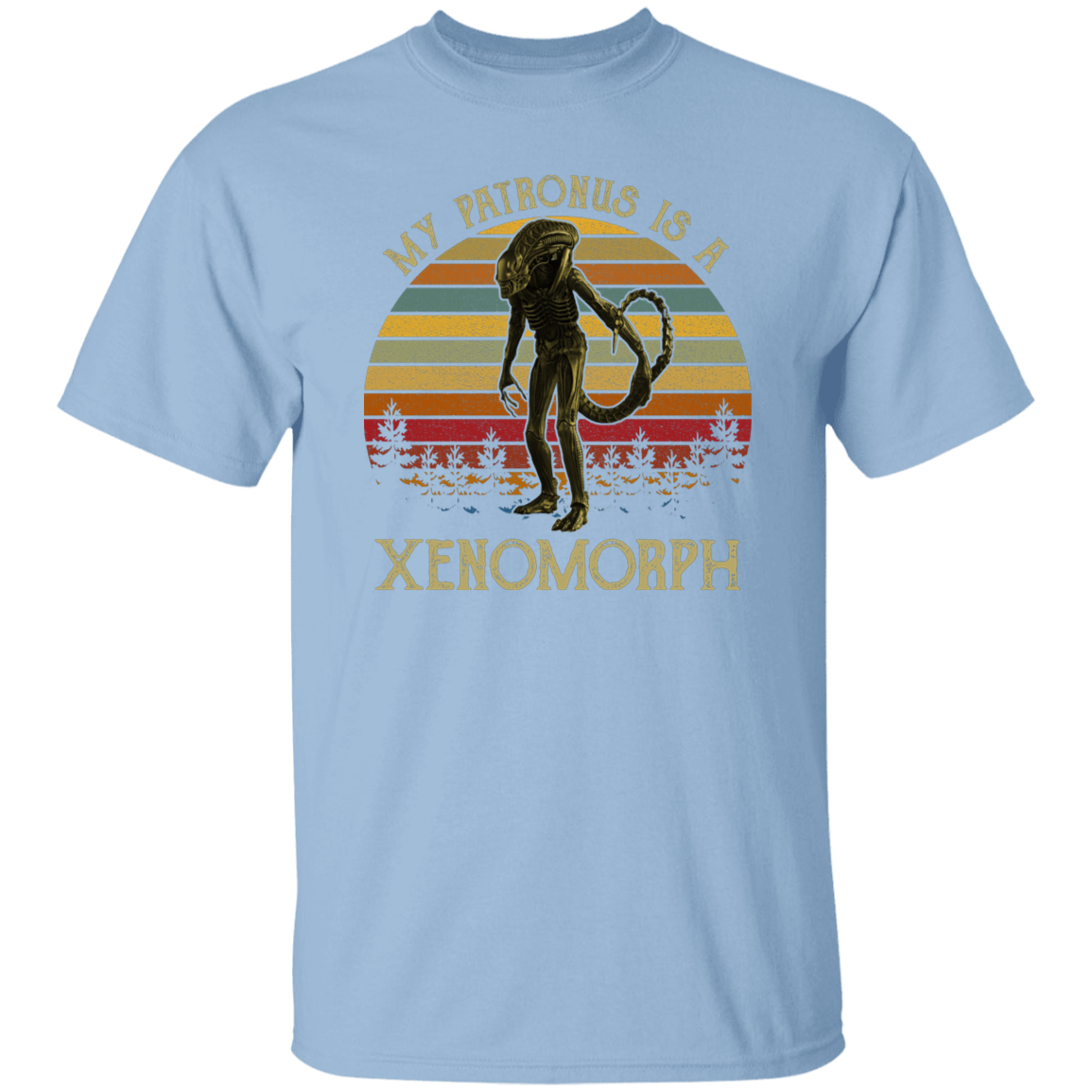 G500 5.3 oz. T-Shirt My Patronus is A Xenomorph Vintage T-shirt