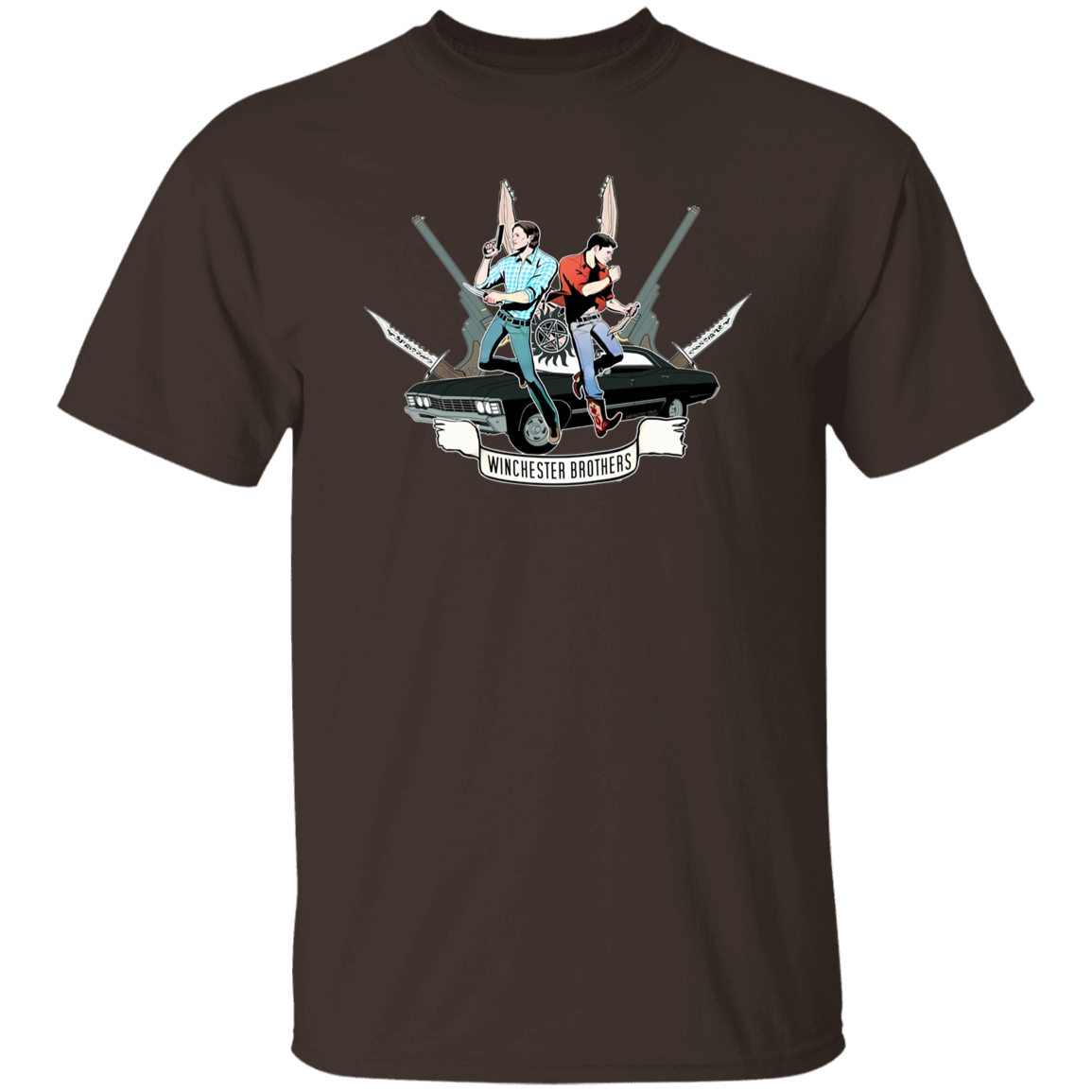 G500 5.3 oz. T-Shirt Winchester Brothers Supernatural T-Shirt