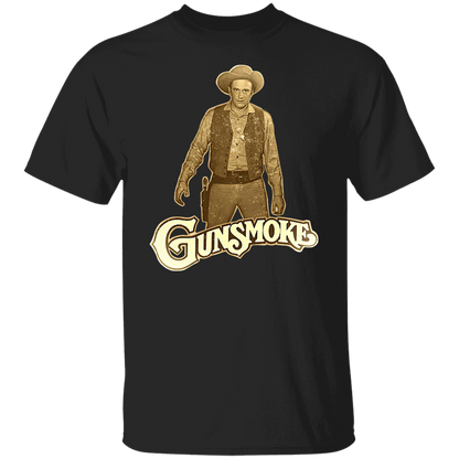 Gunsmoke James Arnes Anime Cowboy T-Shirt - CDCraft