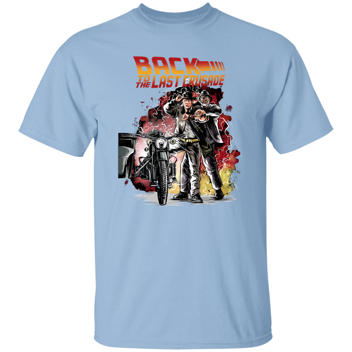 G500 5.3 oz. T-Shirt Back To The Last Crusade Indiana Jones T-Shirt