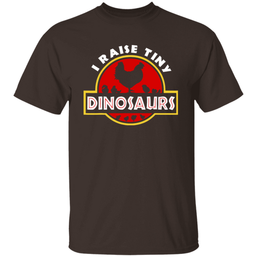 I Raise Tiny Dinosaurs Tee Funny Chicken Lover Farmer Gift Vintage Unisex  T-Shirt - lucy - 88394616