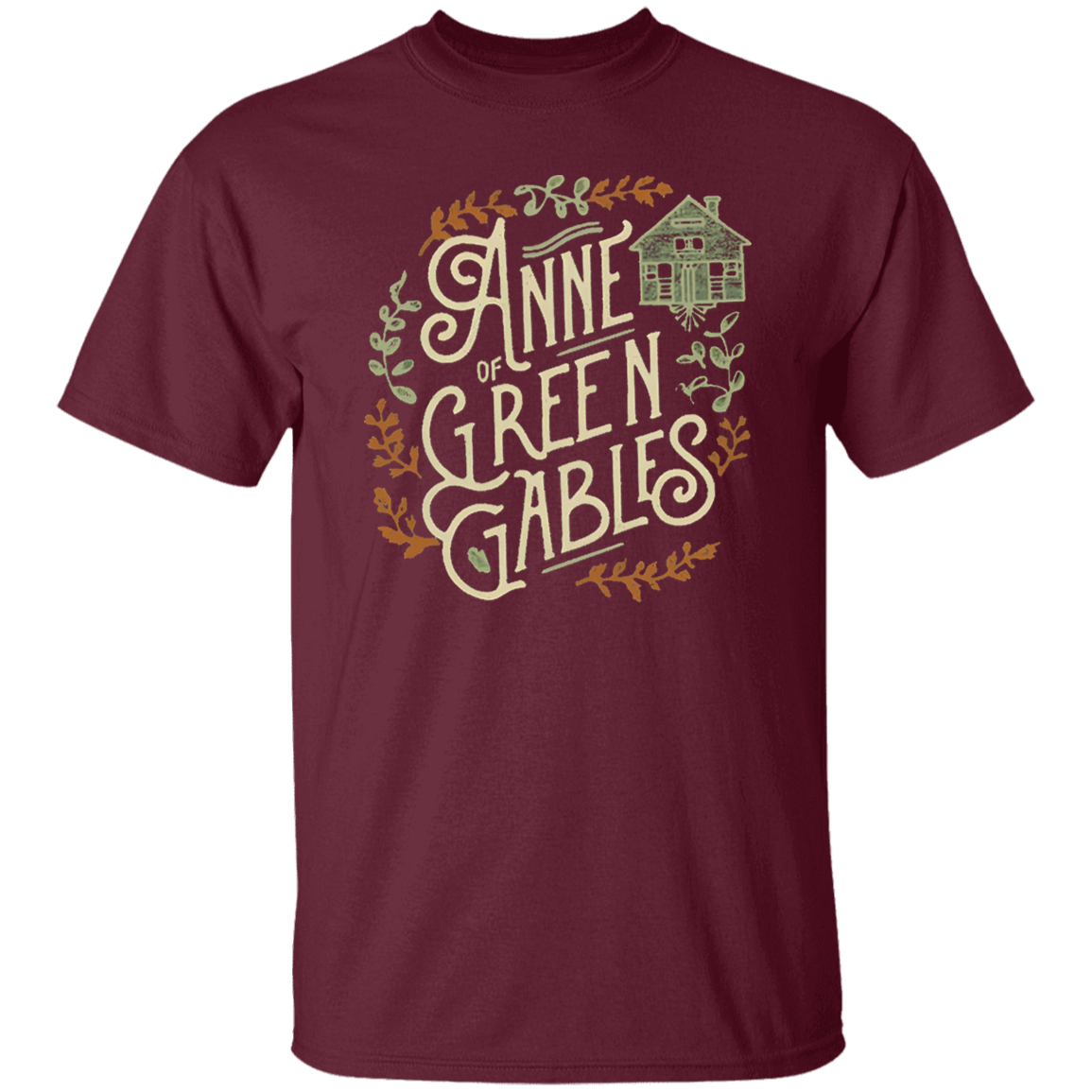 Anne Of Green Gables Book Lover Funny Literature Teacher Vintage T-Shirt