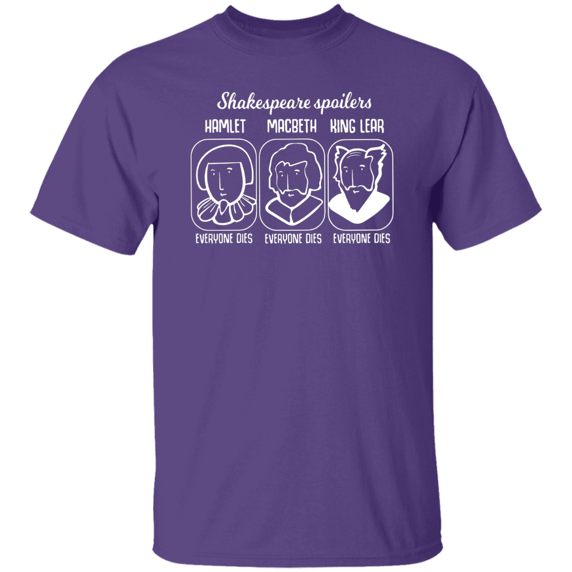 Shakespeare Spoilers Funny Literature Teacher Vintage T-Shirt