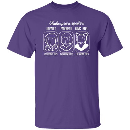 Shakespeare Spoilers Funny Literature Teacher Vintage T-Shirt