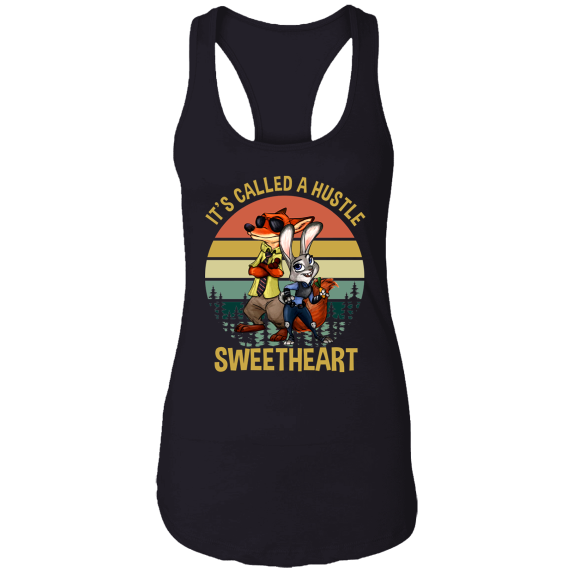 It's Called A Hustle Sweetheart Vintage T-Shirt - NL1533 Ladies Ideal Racerback Tank
