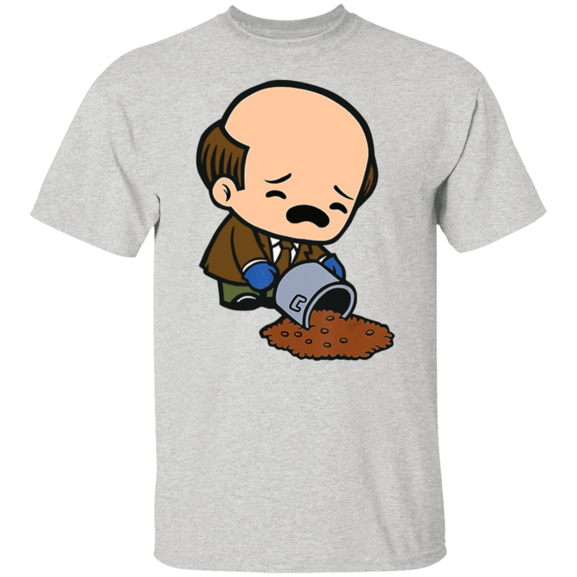 Kevin Spilling Chili Shirt Kevin Malone Chili Office Funny TV Series  T-Shirt - leleart