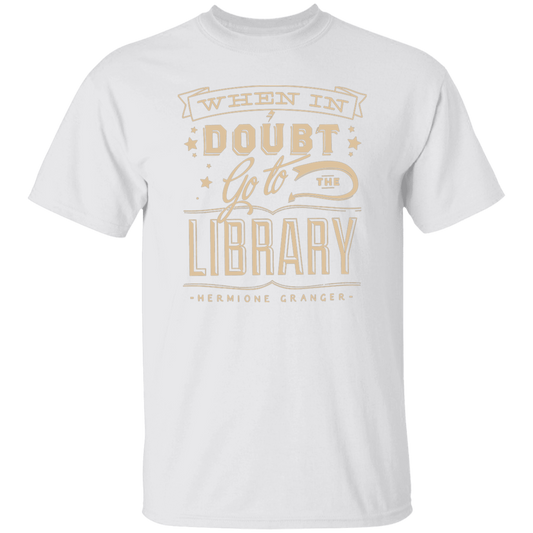 When In Doubt Go To The Library Hermione Granger Teacher Vintage T-Shirt