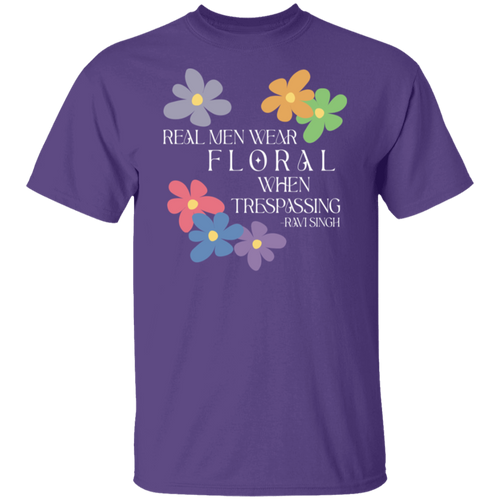 Real Men Wear Floral When Trespassing Unisex  T-Shirt - green - ID20112406