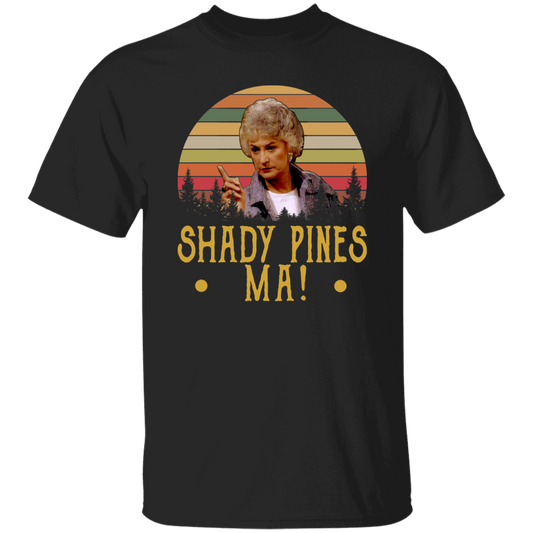Shady Pines Ma Vintage Retro Vintage T-Shirt