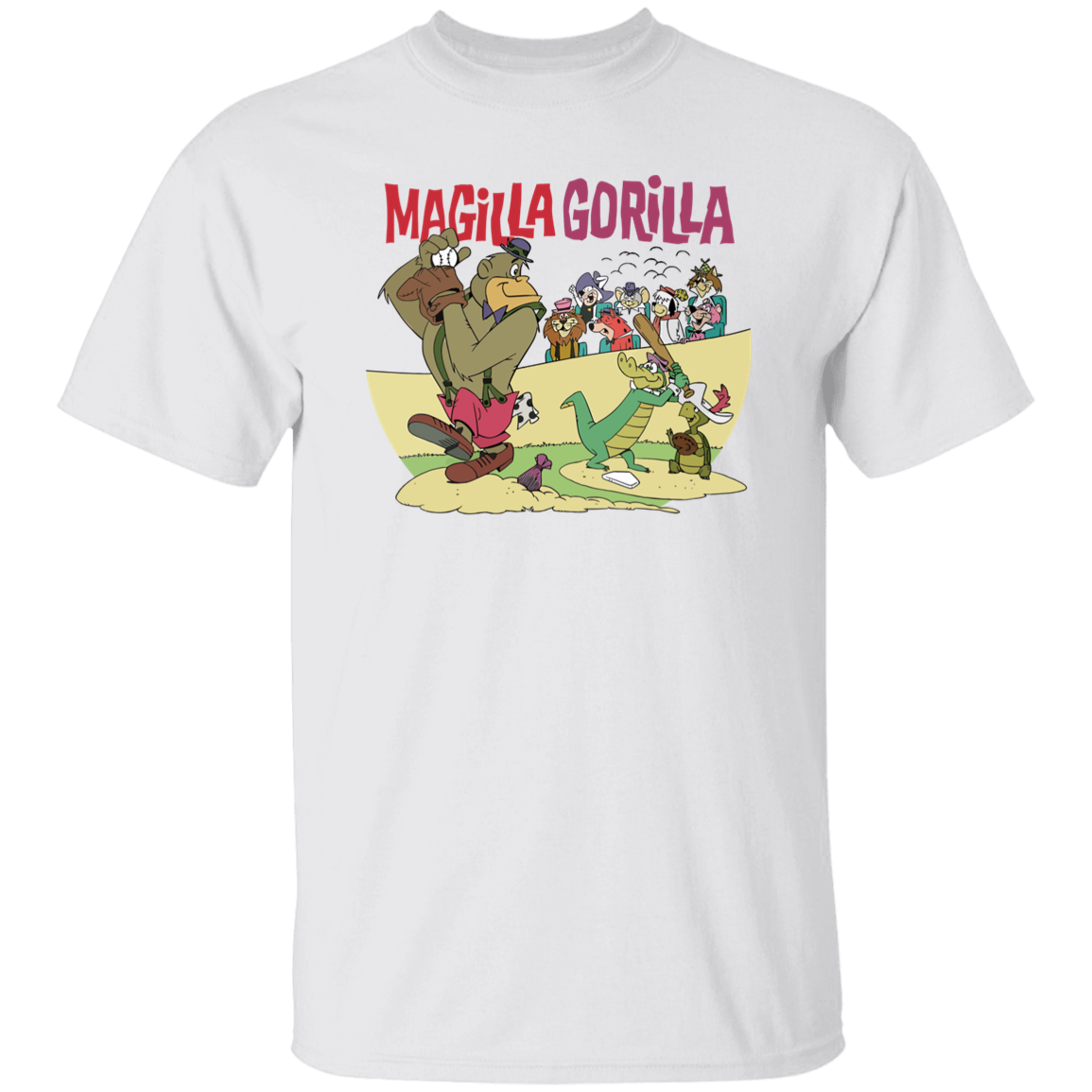 G500 5.3 oz. T-Shirt Tribute To Magilla Gorilla Cartoon Show From The 1960s T-Shirt