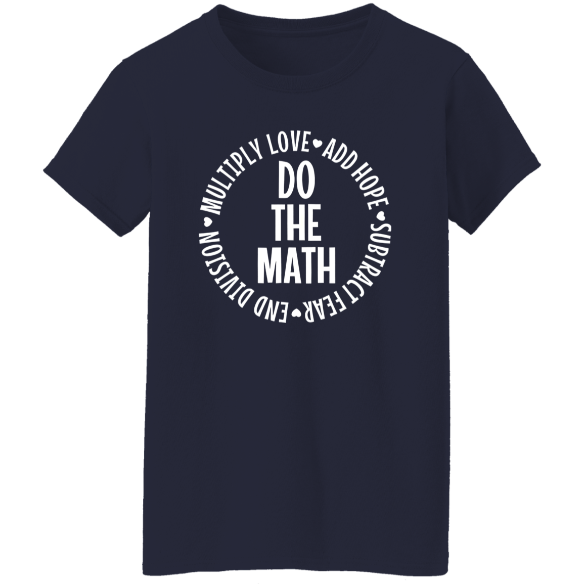 Do The Math Teacher Vintage T-Shirt - WOMAN